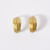 Bronze Eucalyptus Hoop Earrings