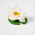 White Waterlily on Lilypad Pin by Felt Up by Amelia
