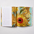 Inner page spread from "Van Gogh's Sunflowers."