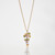 Bronze Giverny Lilies Necklace