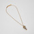 Bronze Giverny Lilies Necklace