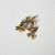 Bronze Giverny Lilies Brooch
