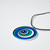 Blue/Green Disk Pendant by Dconstruct