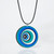 Blue/Green Disk Pendant by Dconstruct