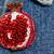 Trovelore Embroidered and Beaded Pomegranate Pin