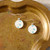 As the Crow Flies and Co Turquoise Trio Vintage Plate Earrings by As the Crow Flies and Co