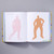 A spread of Sketch Book Challenge shows an illustration of two faceless human figures with instructions for the reader to design outfits for them.