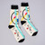 Kandinsky Circles in a Circle Socks