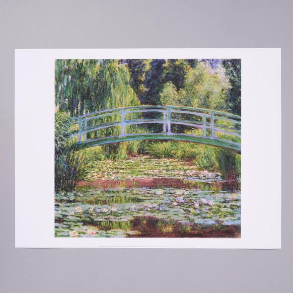 Philadelphia Museum of Art Monet The Japanese Footbridge and the Water Lily Pool, Giverny, 1899 Archival Poster