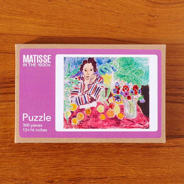 Matisse Striped Robe, Fruit, and Anemones Puzzle