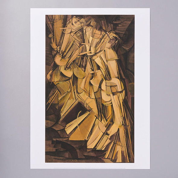 Philadelphia Museum of Art Marcel Duchamp Nude Descending a Staircase (No. 2) Archival Poster 