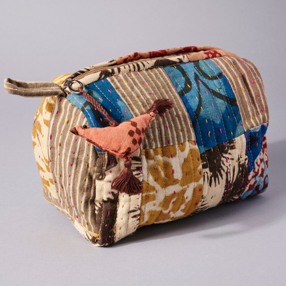Evening Denim Bag, Upcycled Denim Clutch Purse, Sashiko Boro Hand