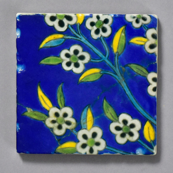 The Painted Lily 17th Century Middle Eastern Tile by The Painted Lily