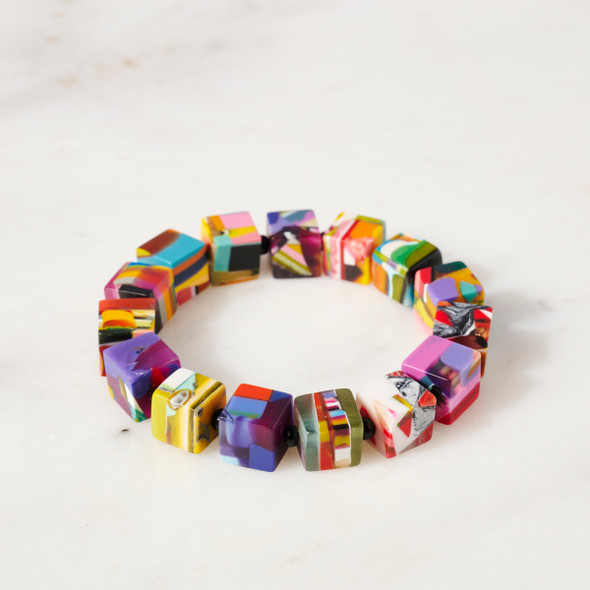 Misk Acrylic Cube Bracelet