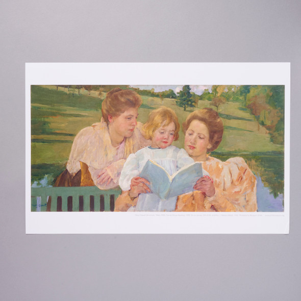 Mary Cassatt Family Group Reading Mini Poster