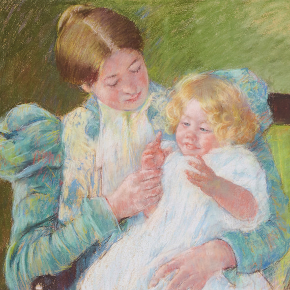 Mary Cassatt Pattycake (Mother and Child) Mini Poster