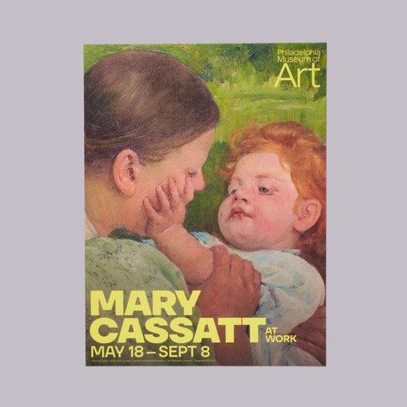 Mary Cassatt at Work Exhibition Archival Poster
