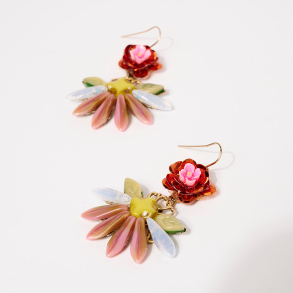 Floral Glitz Earrings from Elements