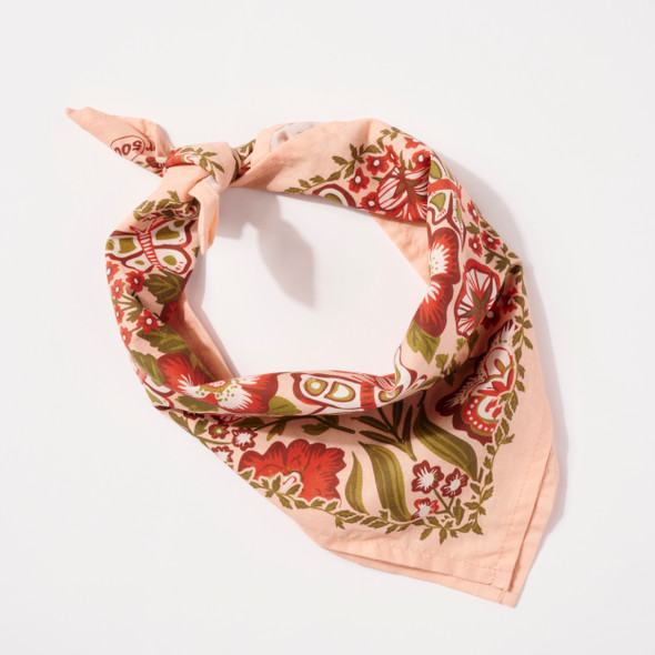 Slyvia Peach Bandana