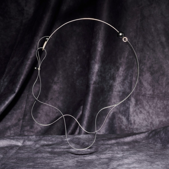 Sound Wave Sculpture Necklace