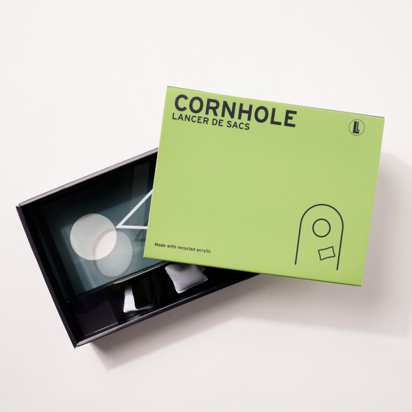 Eco-Friendly Recycled Acrylic Cornhole Desktop Game