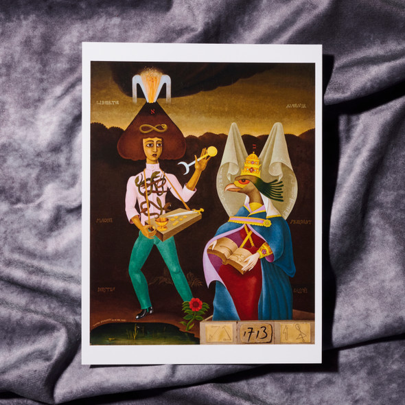 Brauner Lovers 6"x 9" Postcard
