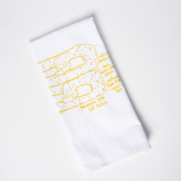 Philadelphia Pretzel Tea Towel
