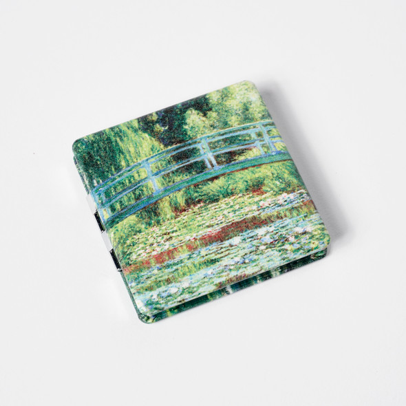 Monet Japanese Footbridge Compact Pocket Mirror