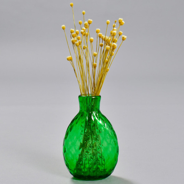 Remark Glass Green 18th c Pocket Bottle Reproduction by Remark Glass