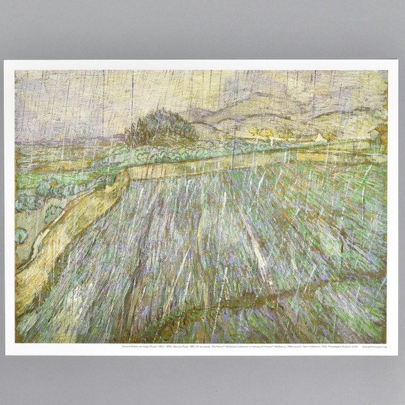 Philadelphia Museum of Art Vincent van Gogh Rain Mini Poster 