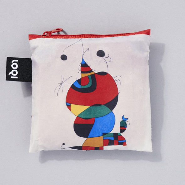 Miro Woman, Bird and Star Folding Tote