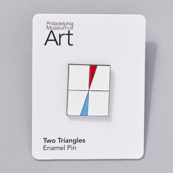 Sophie Taeuber-Arp Two Triangles Enamel Pin