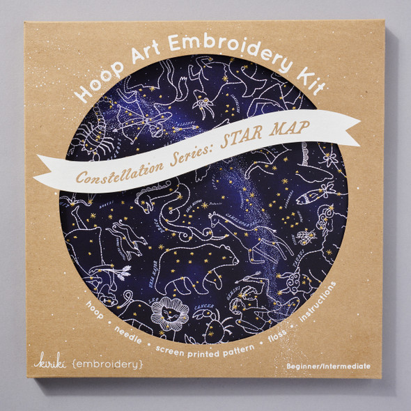 Constellation Map Embroidery Kit