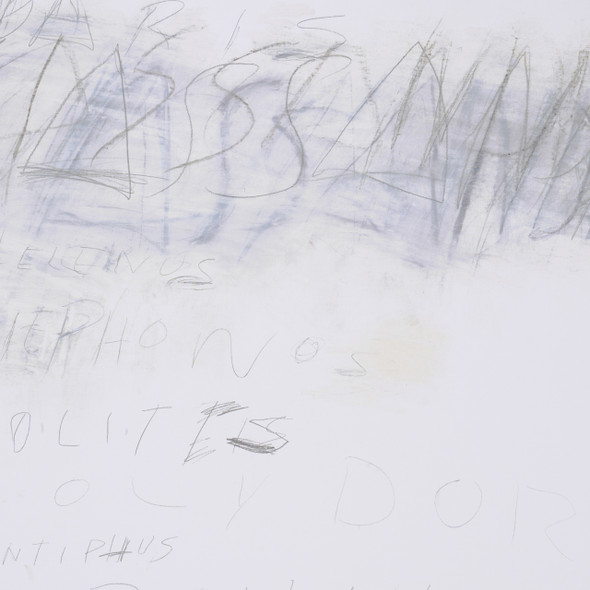 Twombly Fifty Days at Iliam House of Priam, 1978 Archival Poster