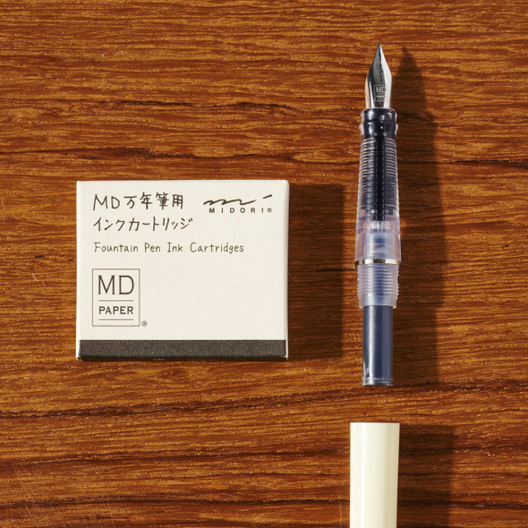 Midori Fountain Pen Ink Cartridge Black