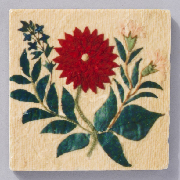 Arsworth Quilt Flower Tile by The Painted Lily detail