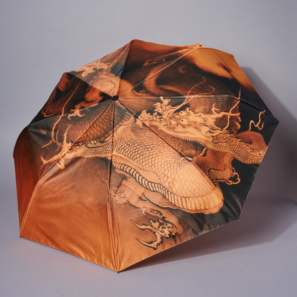 Hōgai Two Dragons in Clouds Umbrella