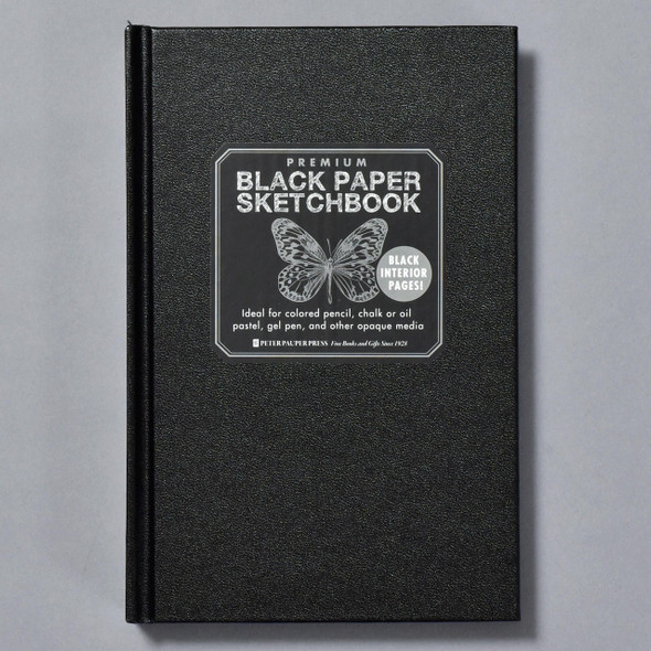  Premium Black Paper Sketchbook 