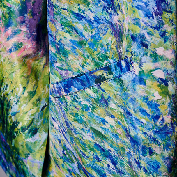 Reversible Claude Monet Landscape Raincoat