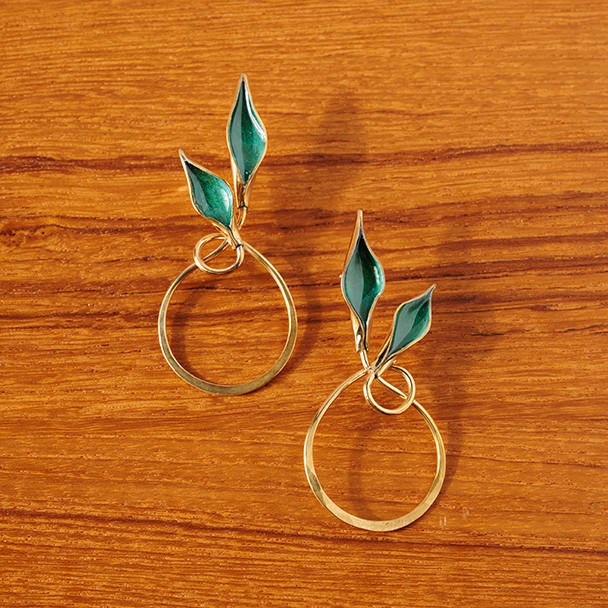 Zelik Twin Flame Earrings by Zelik