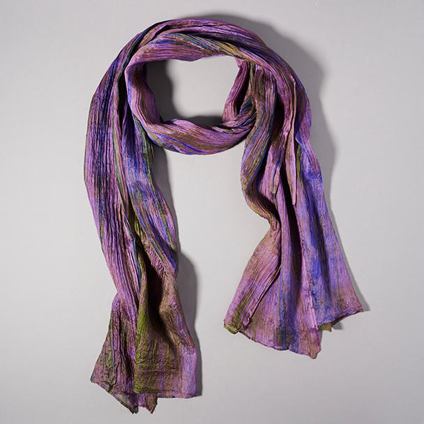  Silk Watercolor Scarf 