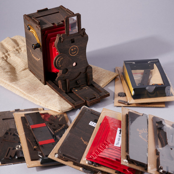 Jollylook Stained Brown Pinhole Mini DIY Camera Kit