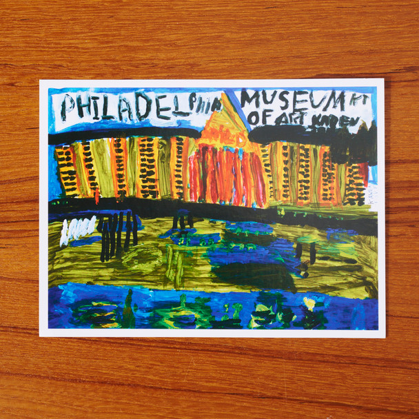 Philadelphia Museum of Art Postcard by Karen Toff