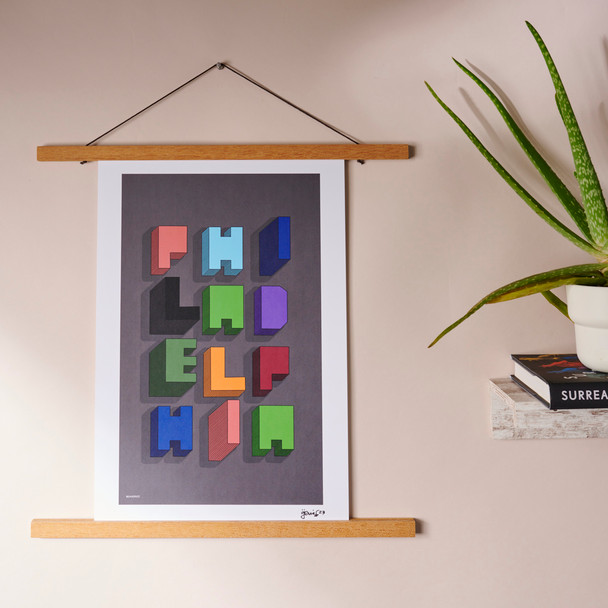 Philadelphia Block Print by G+RIZZ