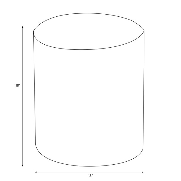 Annie E. Pettway Small Round Ottoman