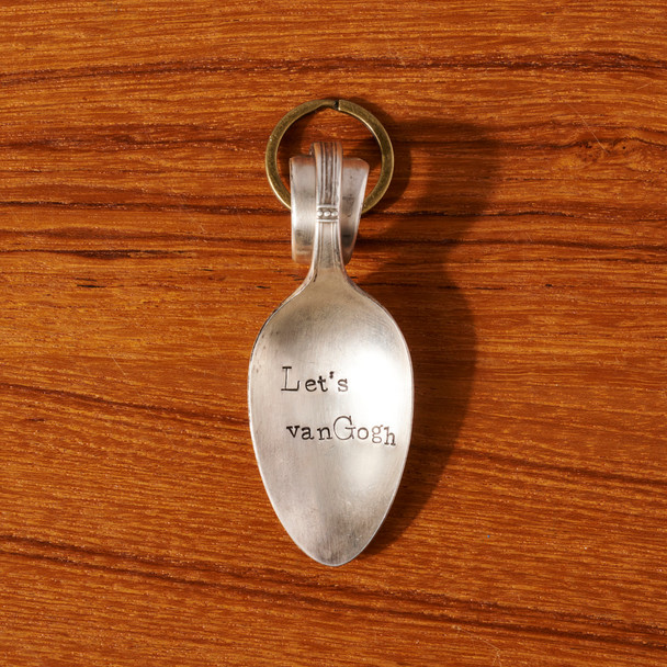 'Let's vanGogh' Spoon Keychain by Kinder Studio Design