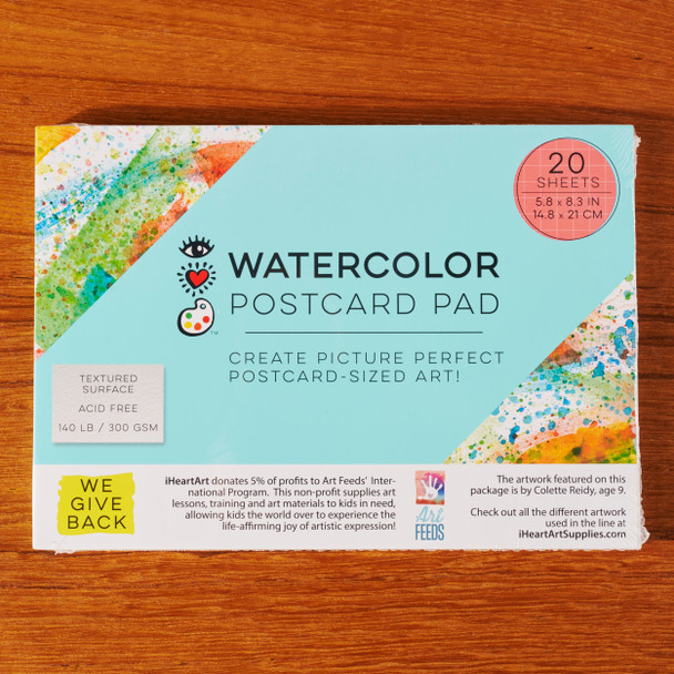 Watercolor Postcard Pad