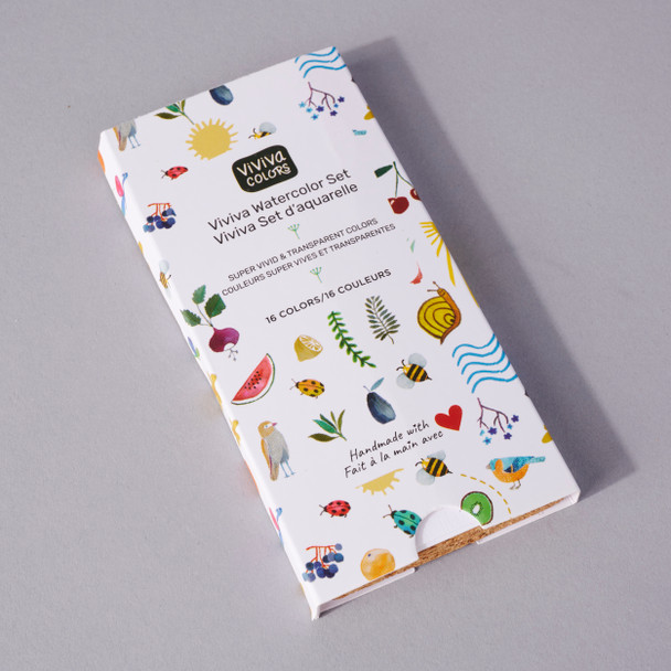 Viviva Spring Pans Watercolor Set
