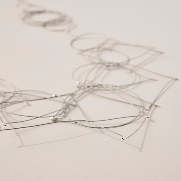 Long Stainless Steel Shape Necklace