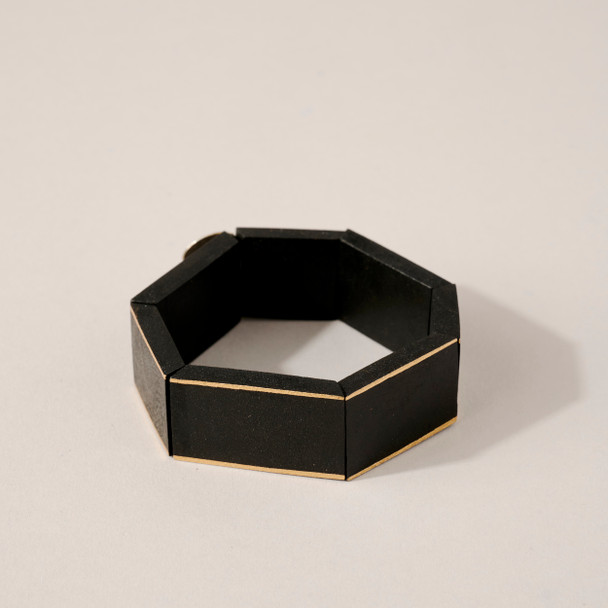 Amelia Black Geometric Bracelet
